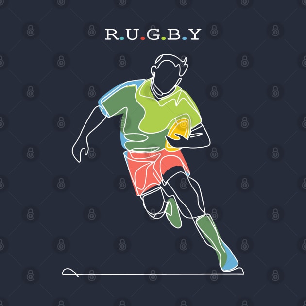 Rugby Sport by Fashioned by You, Created by Me A.zed