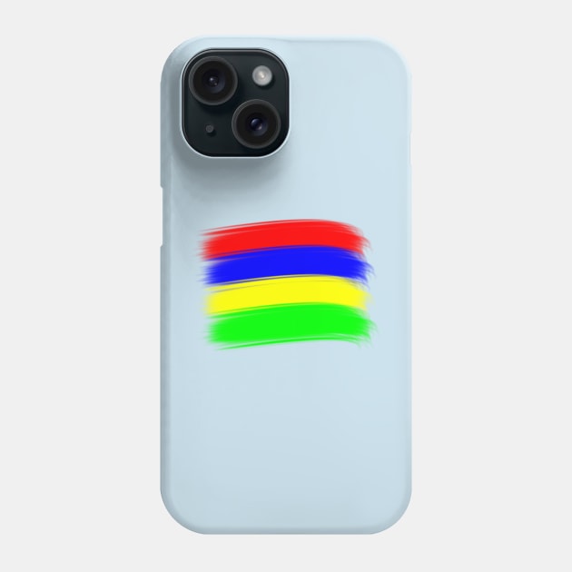 Mauritius Flag Phone Case by SLOBN