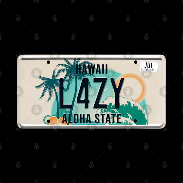 Lazy word on license plate by SerenityByAlex