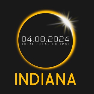 INDIANA Totality Total Solar Eclipse April 8 2024 T-Shirt