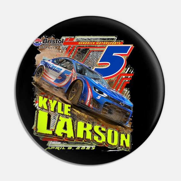 Kyle Larson Bristol Dirt Pin by art.Hamdan