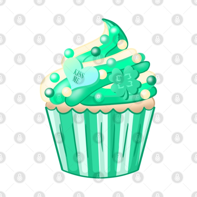 Saint-Patrick's Cupcake by Luna-Cooper