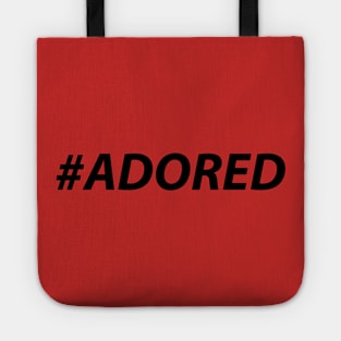 #ADORED (black) Tote