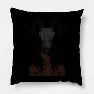 ASCii Savage Girl (Colorful) Pillow