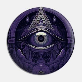 All Seeing Eye Pin