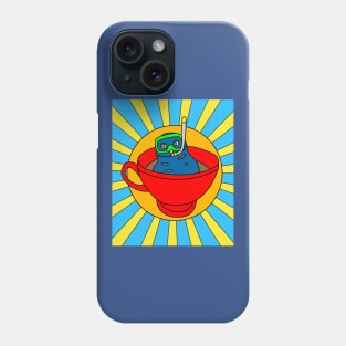 Coffee Cup Bathing Drinking Crazy Phone Case