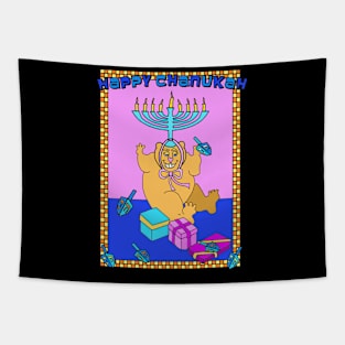 Happy Chanukah Tapestry