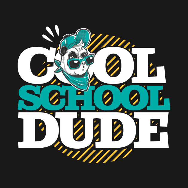 Cool School Dude Panda by holger.brandt