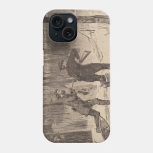 Deer-Stalking in the Adirondacks in Winter by Winslow Homer Phone Case