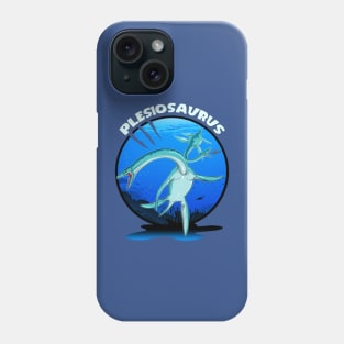 Plesiosaurus Prehistoric With Background Phone Case