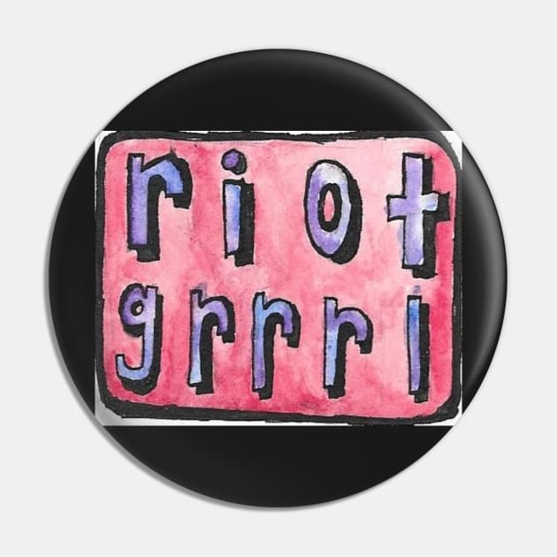 riot grrrl sticker Pin by maxberube