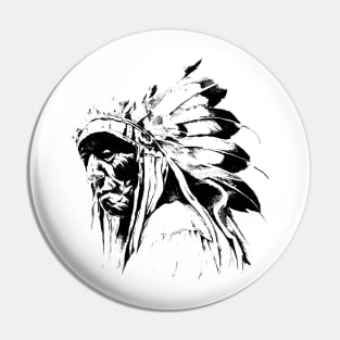 indian apache Pin