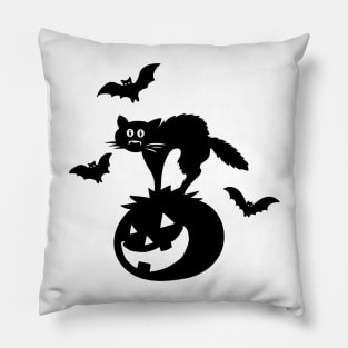 Halloween cat Pillow