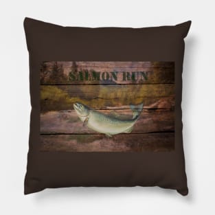 Salmon Run - Fishing Pillow