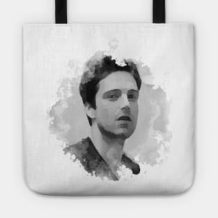 Monochrome Watercolor Sebastian Stan Tote