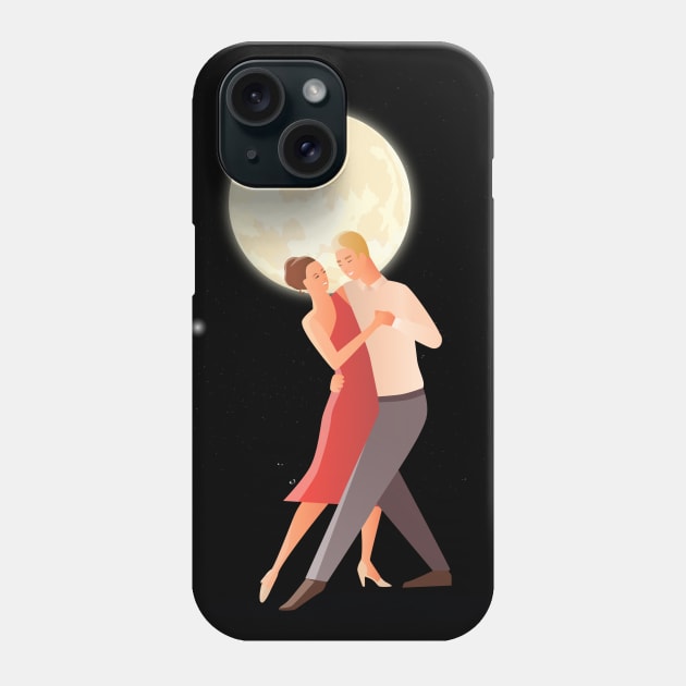 Dance At Home Together With The Moon Lighting Dance Teacher Phone Case by Productcy