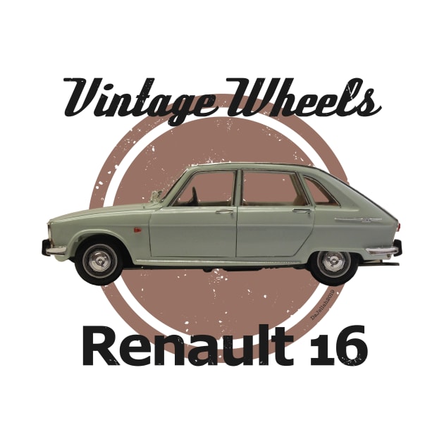 Vintage Wheels - Renault 16 by DaJellah