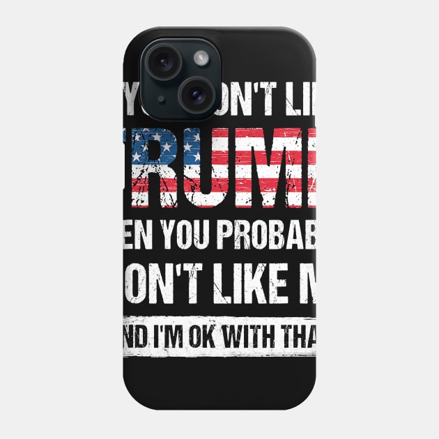 If You Dont Like Trump Then You Probably Wont Like Phone Case by Jessica Co