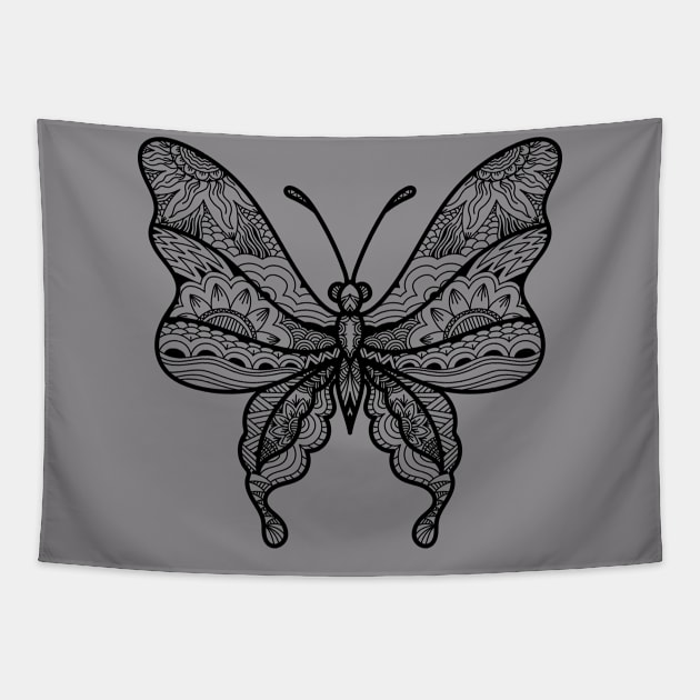 Butterfly Decorative Elegant Tapestry by Ockoaries