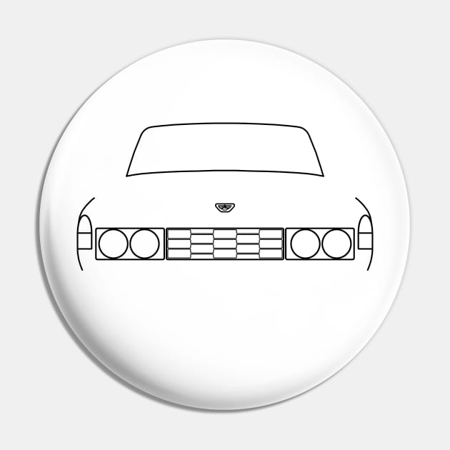 Rover P6 classic car outline graphic (black) Pin by soitwouldseem