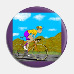 Road Cycling Nerd Pin