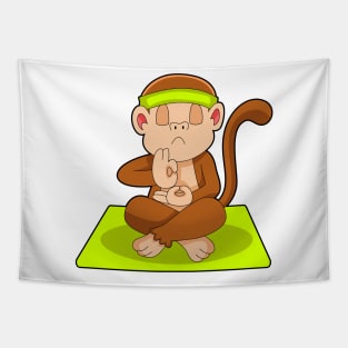 Monkey Yoga Gymnastics Tapestry