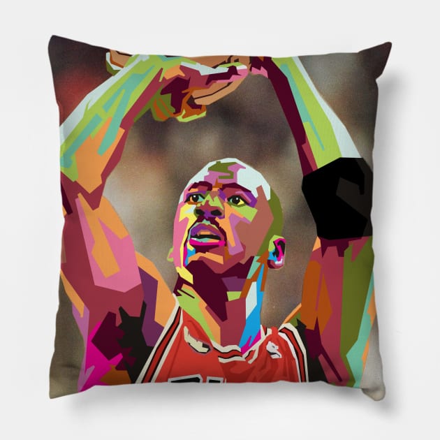 michael jordan Pillow by rifaisetyo