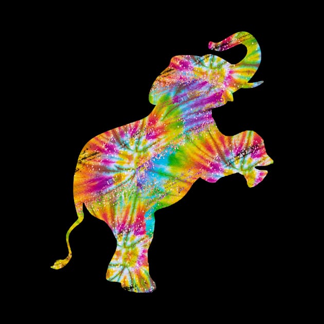 Tie Dye Elephant Lover by Kelleh Co. 