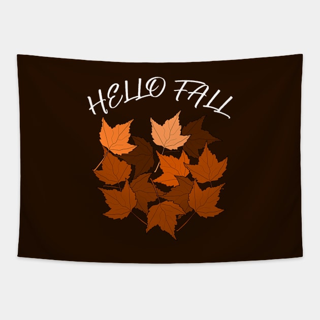 Hello fall Tapestry by halazidan