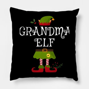 Grandma Elf Shirt , Family Matching Group Christmas Shirt, Matching T Shirt for Family, Family Reunion Shirts Pillow