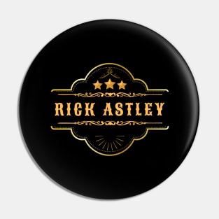 Rick astley Pin