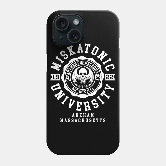 CTHULHU - MISKATONIC UNIVERSITY - LOVECRAFT Phone Case by Tshirt Samurai