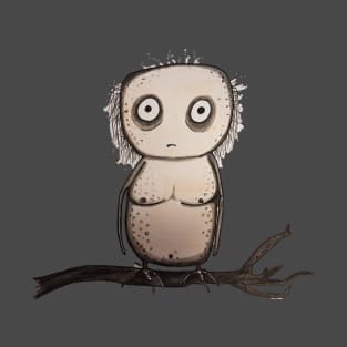 Naked owl on branch T-Shirt