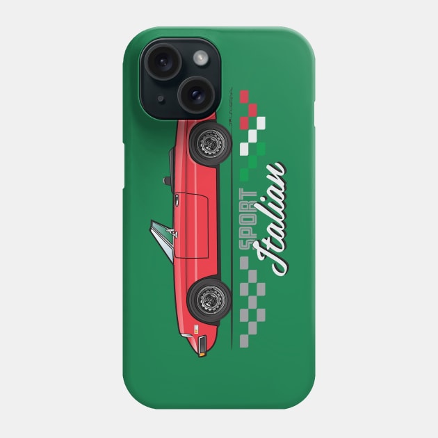 red sport Phone Case by JRCustoms44