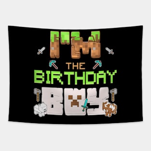 Im The Birthday Boy Game Gaming Family Matching Tapestry