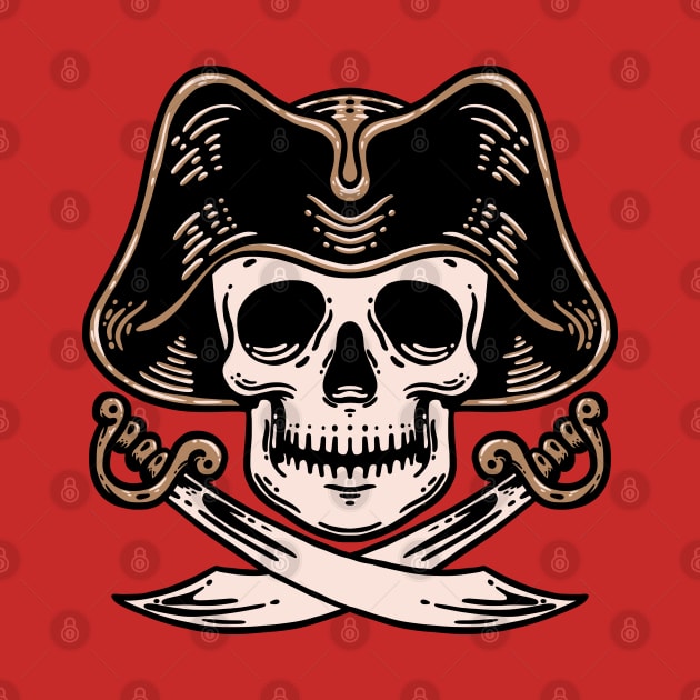 Skull Pirate x Swords by Pongatworks Store