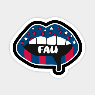 FAU Lips Magnet