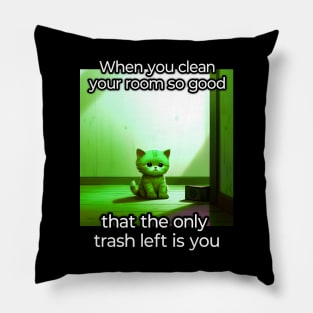 Funny Meme - Sarcastic Quote - Cat Pillow