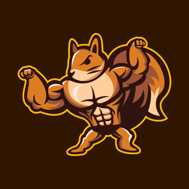 Buff Squirrel by Johnitees