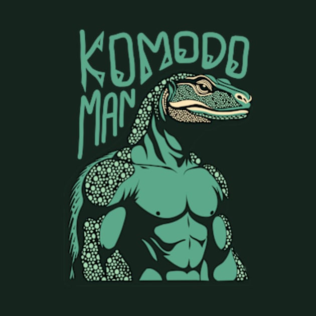 Komodo Dragon Man by milhad