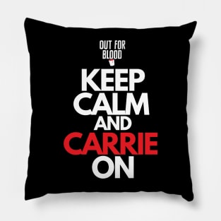 Keep Calm and Carrie On Pillow