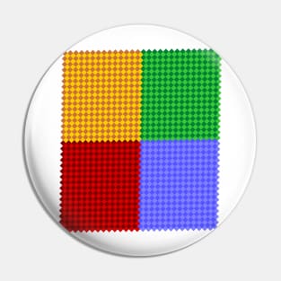 Beautiful yellow green blue red   squares Pin