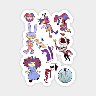 the amazing digital circus characters collection Magnet