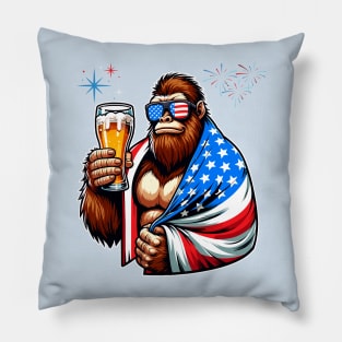 Big Foot with a beer Pillow