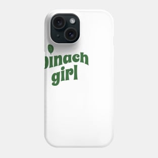 Spinach Girl Hippy Phone Case