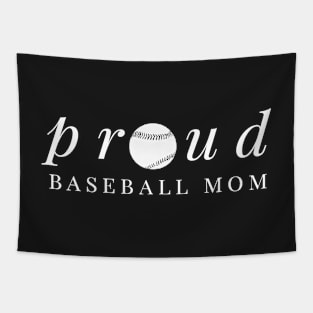 Proud Baseball Mom Tapestry