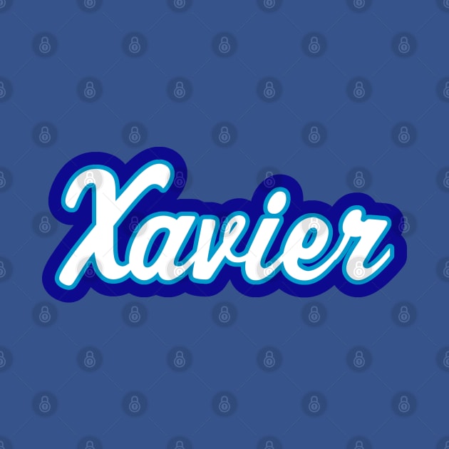 Vintage Script Xavier by twothree