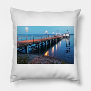 Hagnau Jetty just after Sundown - Lake Constance Pillow