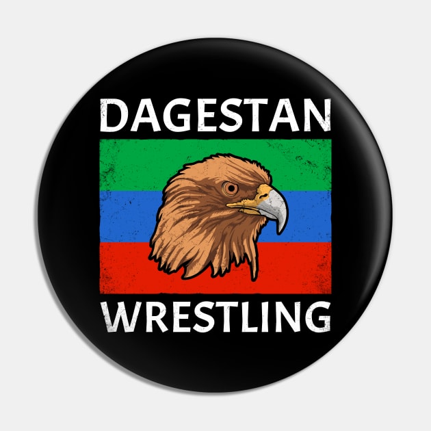 Sambo Dagestan Eagle Pin by NicGrayTees