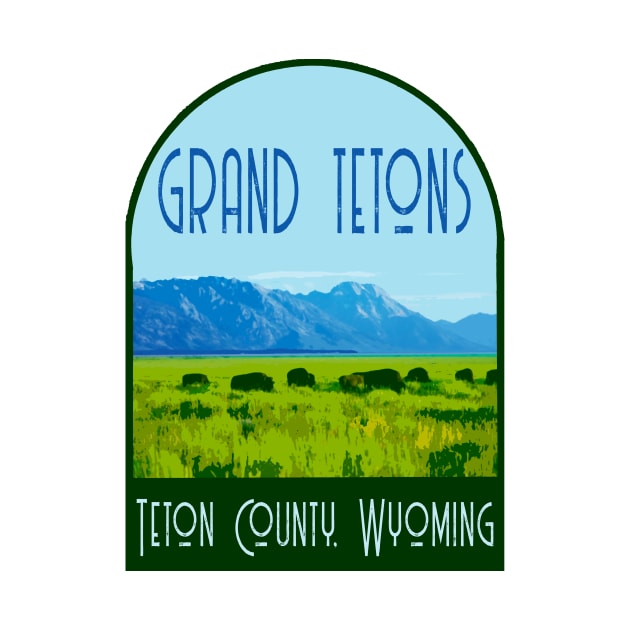 Grand Tetons Decal by zsonn